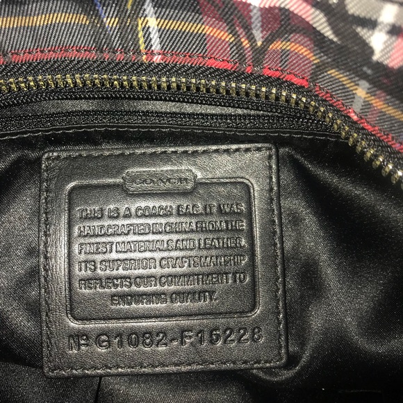 Coach Soho Signature Plaid Shoulder Bag - Picture 6 of 6